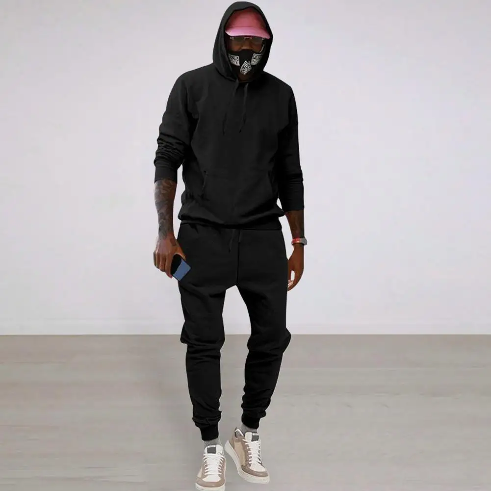 2Pcs/Set Men Autumn Winter Sport Outfit Hooded Drawstring Long Sleeve Sweatshirt Elastic Waistband Long Pants Set
2Pcs/Set Men Autumn Winter Sport Outfit Hooded Drawstring Long Sleeve Sweatshirt Elastic Waistband Long Pants Set