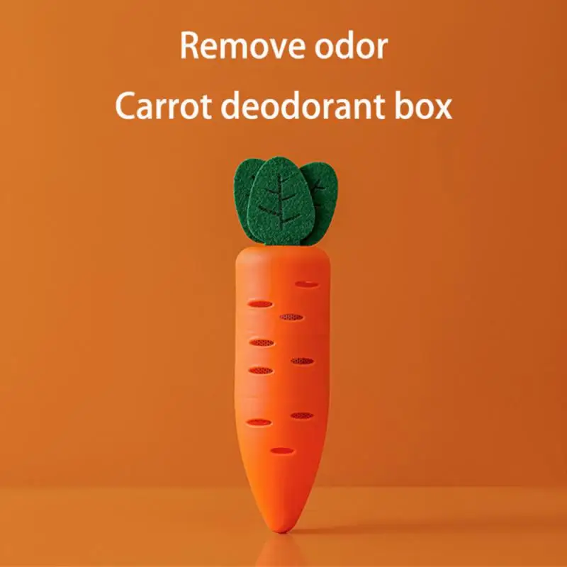 

Освежитель воздуха в форме моркови, холодильник, быстрое устройство для удаления запахов, дезодорант, контейнер с активированным углем, бамбуковый уголь