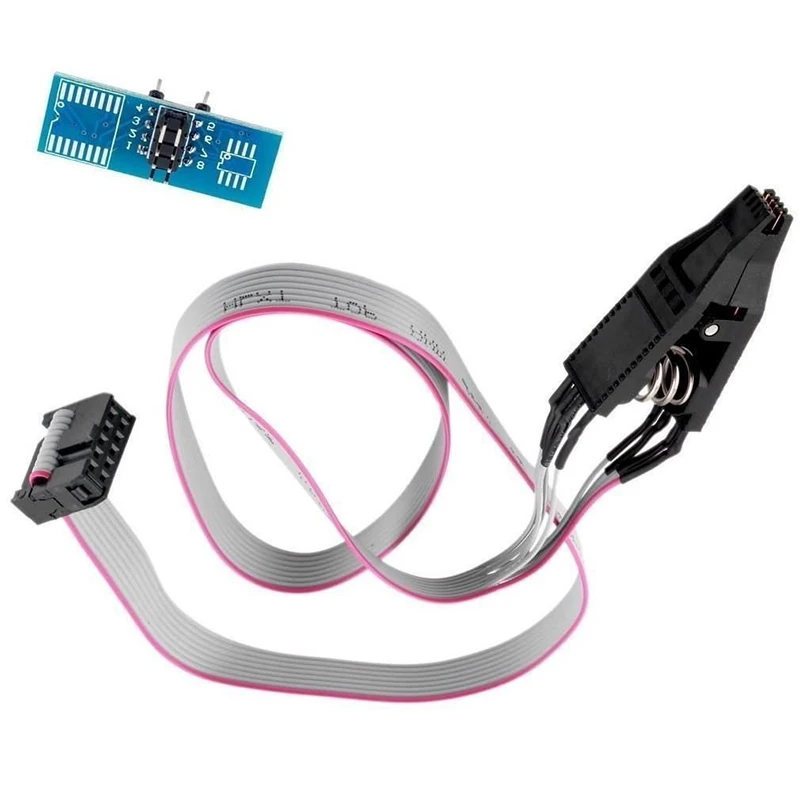 SOIC8 SOP8 Flash Chip IC Test Clips Socket Adapter Programmer BIOS/24/25/93
SOIC8 SOP8 Flash Chip IC Test Clips Socket Adapter Programmer BIOS/24/25/93