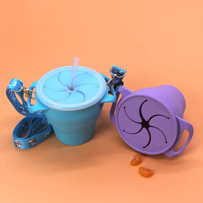 Children's Snack Cup Baby Outdoor Portable Anti-sprinkle Folding Complementary Food Bowl Kids Toddle Training Tableware Dishes
Children's Snack Cup Baby Outdoor Portable Anti-sprinkle Folding Complementary Food Bowl Kids Toddle Training Tableware Dishes