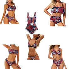 Customized DIY Bikini Sexy Swimwear Beach Party Multi Style Design Create Exclusive Swimwear Bikini Beach