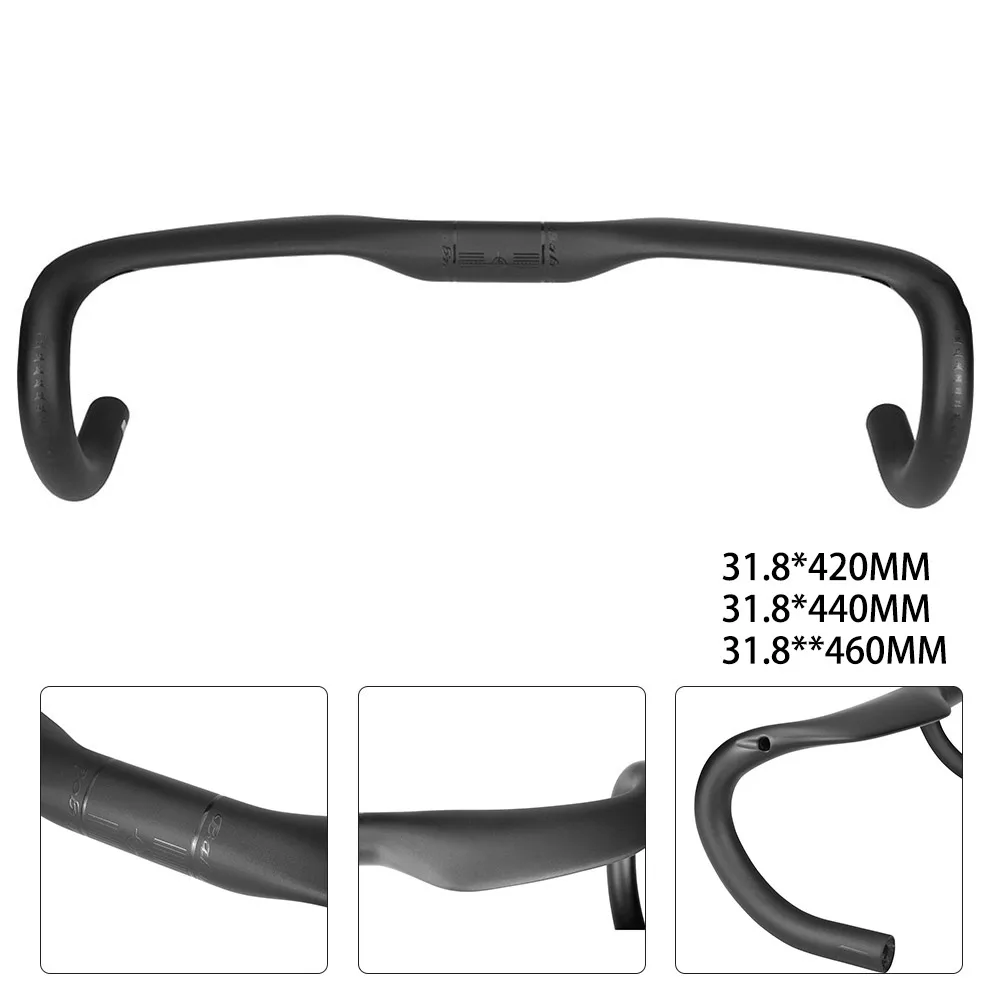 New Carbon Fiber Handlebar Road Bike Handlebars Drop Bar 31.8mm*420/440/460mm Bicycle Handle Bar Replacement Components
New Carbon Fiber Handlebar Road Bike Handlebars Drop Bar 31.8mm*420/440/460mm Bicycle Handle Bar Replacement Components