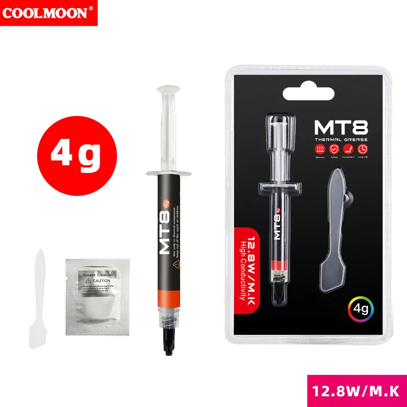 Nano-level Thermal Paste For Computer CPU Graphics Card GPU Thermal Conductive Silicone Grease Insulation
Nano-level Thermal Paste For Computer CPU Graphics Card GPU Thermal Conductive Silicone Grease Insulation