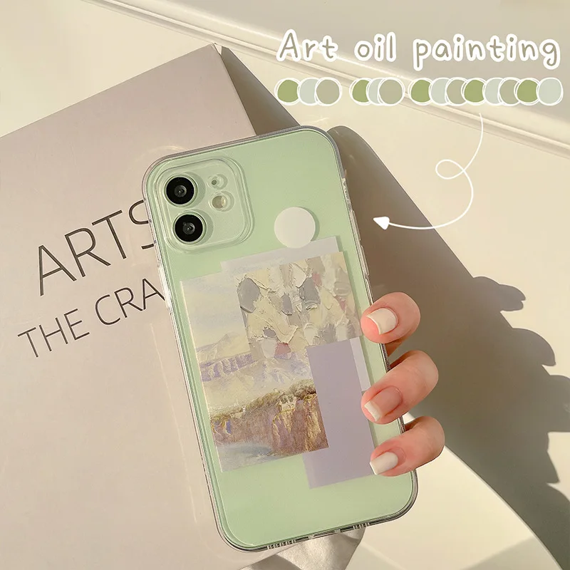 Artistic Oil Painting Label Phone Case for iPhone 14 12 13 11 Pro ProMax Mini Plus XR Xsmax Xs Shockproof Soft Cover
Artistic Oil Painting Label Phone Case for iPhone 14 12 13 11 Pro ProMax Mini Plus XR Xsmax Xs Shockproof Soft Cover