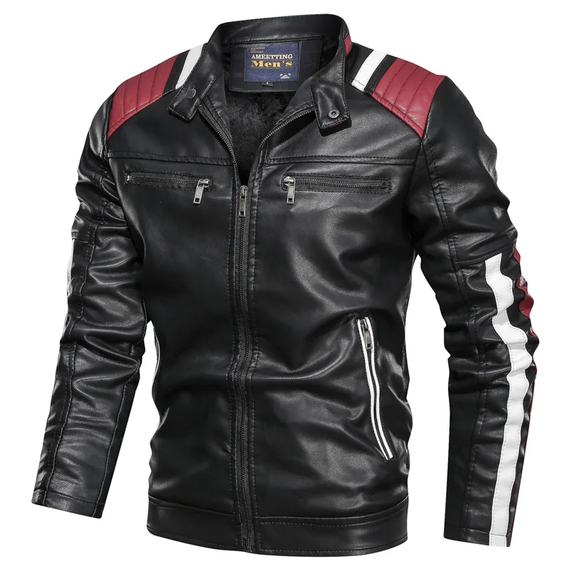 Outwear Quality Casual Coat Jacket Leather Biker Pu High Men Collar Fashion 2022 Warm Jacket Motorcycle Men's Male Winter Stand
Outwear Quality Casual Coat Jacket Leather Biker Pu High Men Collar Fashion 2022 Warm Jacket Motorcycle Men's Male Winter Stand