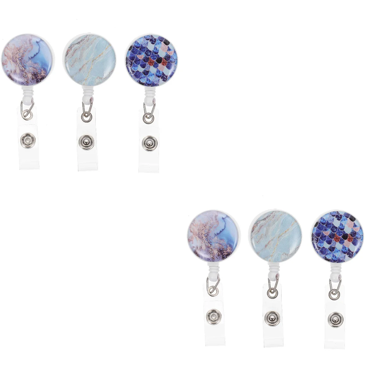 6 Pcs Plastic Badge Holders Hanging Badge Holder Telescopic Badge Clips Badge Container
6 Pcs Plastic Badge Holders Hanging Badge Holder Telescopic Badge Clips Badge Container
