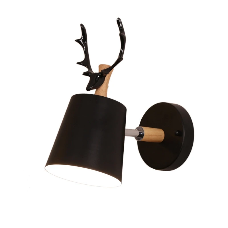 LED Wall Lamps Modern Cartoon Deer Antler Iron Vintage Sconce Bedroom Bedside Aisle Stair Decor Lights Fixture E27
LED Wall Lamps Modern Cartoon Deer Antler Iron Vintage Sconce Bedroom Bedside Aisle Stair Decor Lights Fixture E27