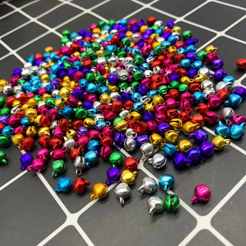 6mm 100pcs Jingle Bells Aluminum Loose Beads Small For Festival Party Decoration/Christmas Tree Decoration/DIY Craft Accessories
6mm 100pcs Jingle Bells Aluminum Loose Beads Small For Festival Party Decoration/Christmas Tree Decoration/DIY Craft Accessories