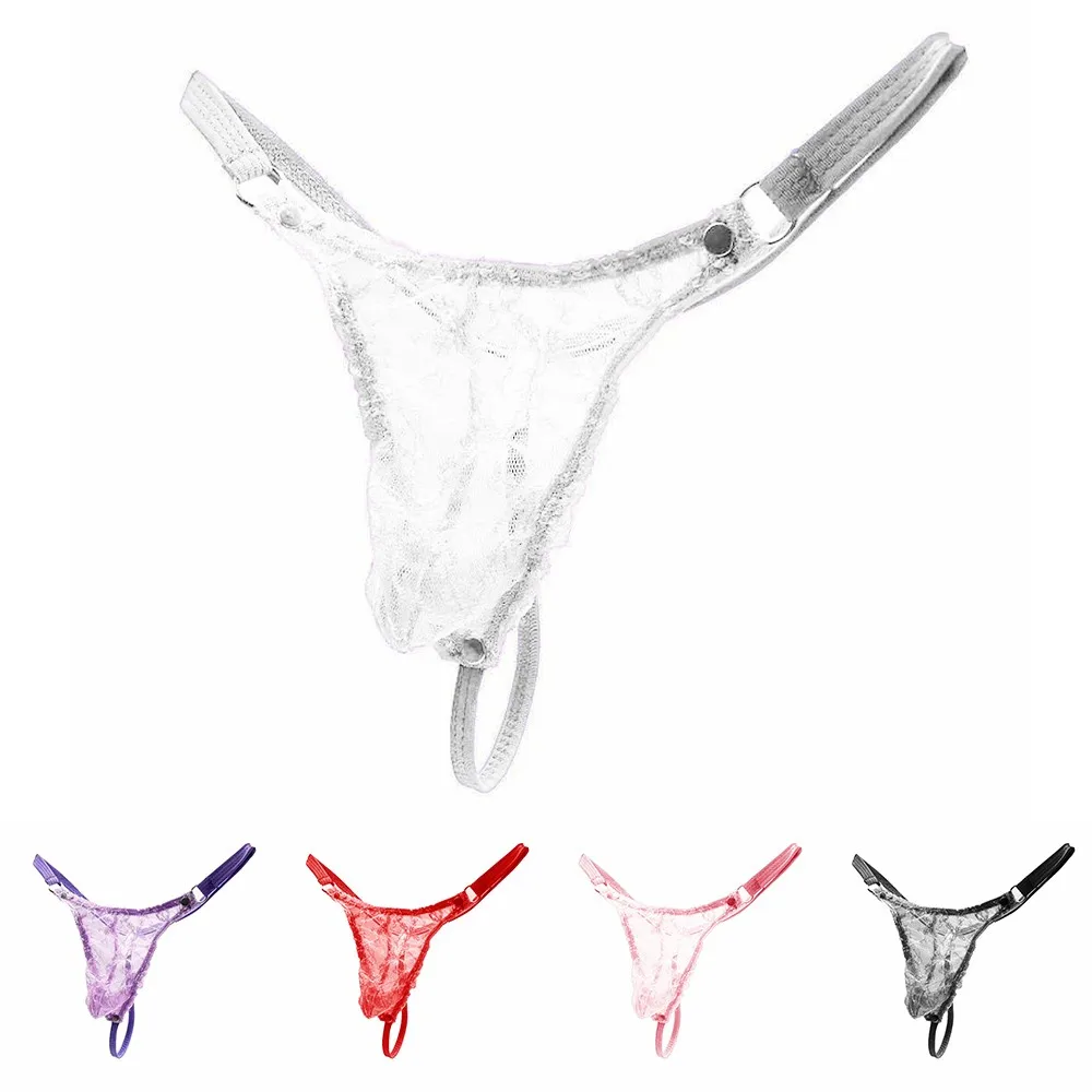 Lace Lingerie Ultra Thin Men's Sissy Thong G-String Bulge Pouch Solid Color Panties Bikini Breathable Briefs Erotic Lingerie
Lace Lingerie Ultra Thin Men's Sissy Thong G-String Bulge Pouch Solid Color Panties Bikini Breathable Briefs Erotic Lingerie
