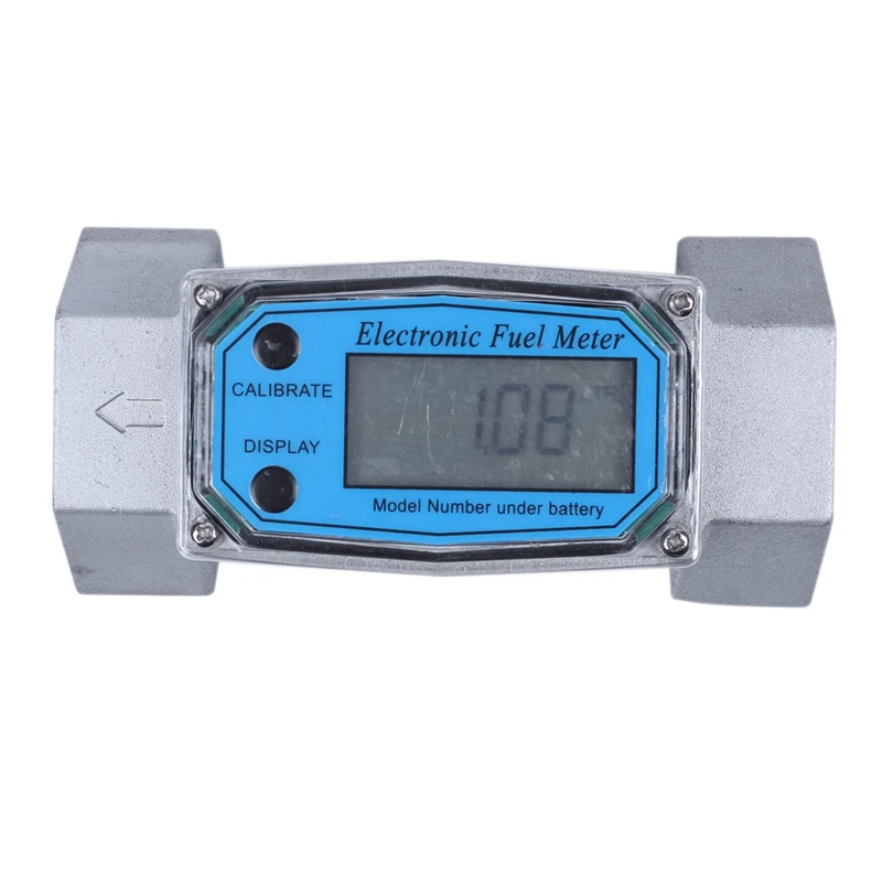 

Digital Flowmeter K24 Electronic Liquid Turbine Meter Electronicflowmeter 1.5 Inches Fuel Oil Flow Meter 40-280L/Min
