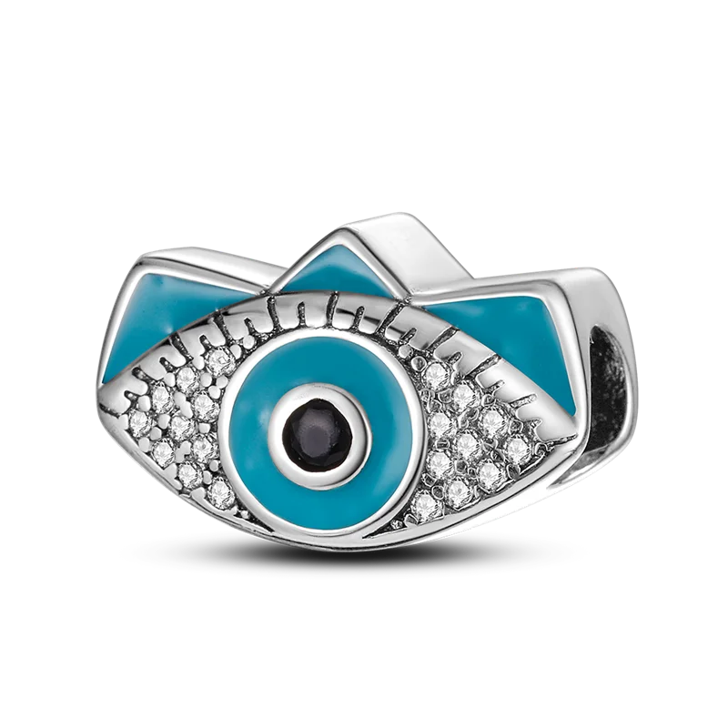 925 Sterling Silver Fits Original Pandora Bracelet Hot Sale blue magic eye Charms blue Beads Woman Fashion Jewelry Fine DIY Gift
925 Sterling Silver Fits Original Pandora Bracelet Hot Sale blue magic eye Charms blue Beads Woman Fashion Jewelry Fine DIY Gift