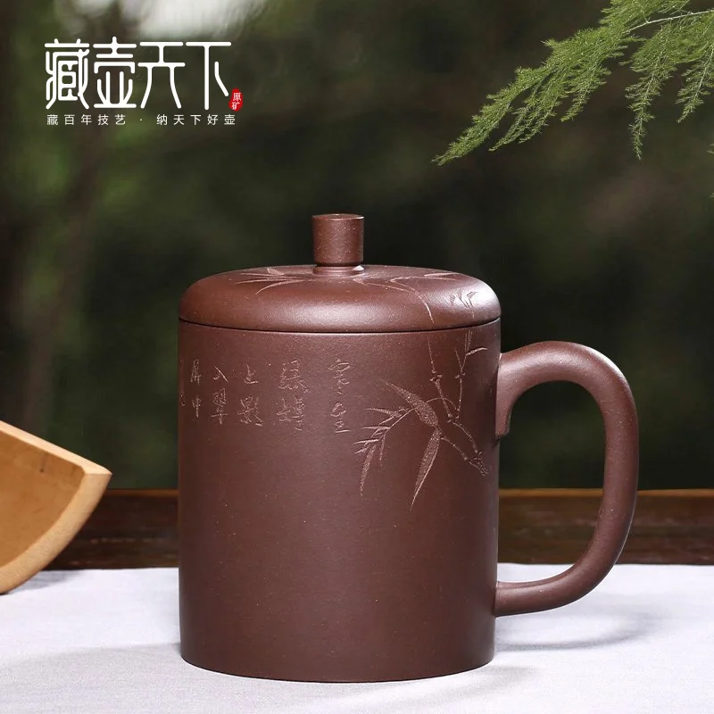 Чистая ручная работа мужской офисный чай с крышкой Canghu Tianxia Yixing Purle Sand Cu
Чистая ручная работа мужской офисный чай с крышкой Canghu Tianxia Yixing Purle Sand Cu