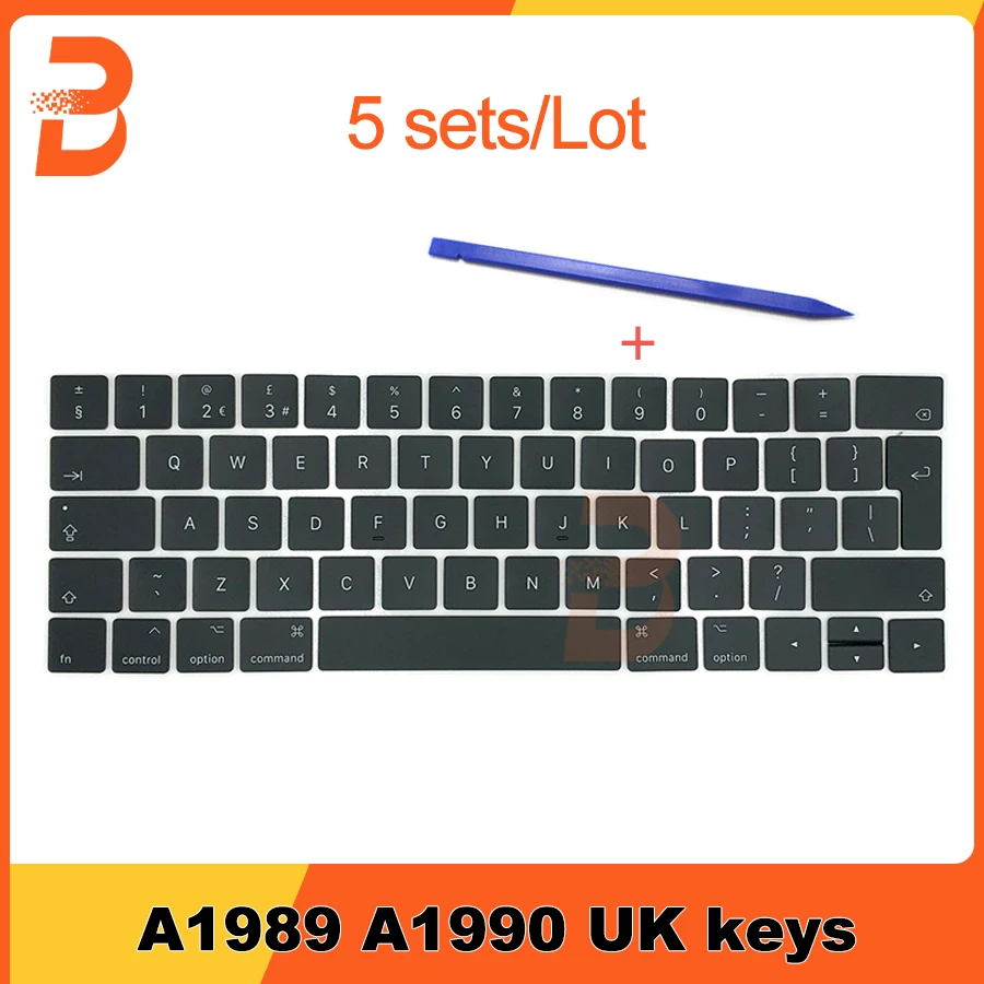 5 PCS New Laptop Keycap For Macbook Pro Retina 13" A1989 15" A1990 Keyboard Keys With Tool 2018 2019
5 PCS New Laptop Keycap For Macbook Pro Retina 13" A1989 15" A1990 Keyboard Keys With Tool 2018 2019