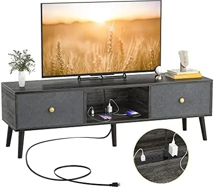 TV Stand for 55inch TV, TV Console Table with Drawer Storage, Mid Century TV Stand, TV Cabinet, Wood TV Stand, Table for TV, TV
TV Stand for 55inch TV, TV Console Table with Drawer Storage, Mid Century TV Stand, TV Cabinet, Wood TV Stand, Table for TV, TV