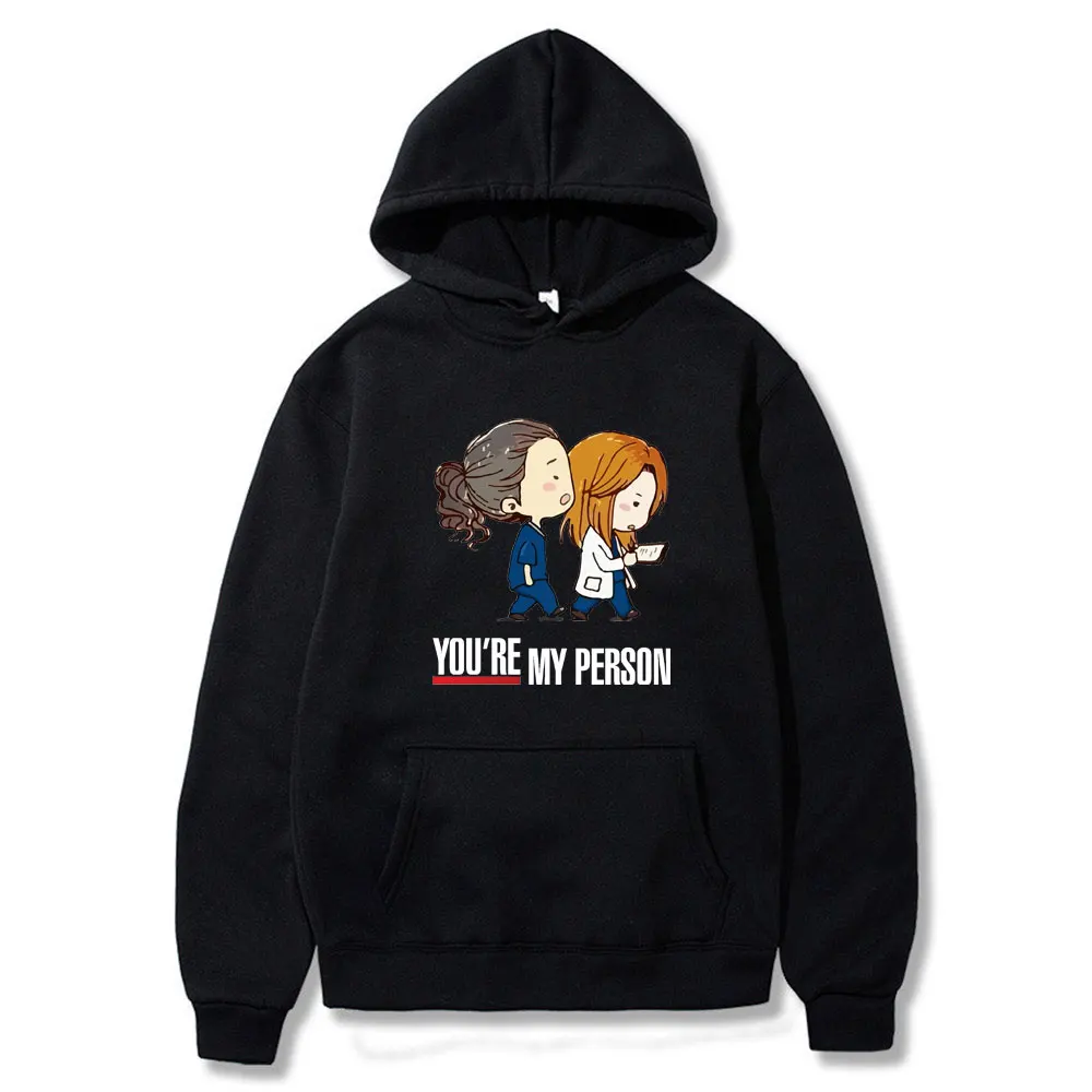 Cartoon Black Anatomy Harajuku Hoodie Sportswear You're My Person 90s Graphic Cute Sweatshirts Men Women Fashion Casual Hoody
Cartoon Black Anatomy Harajuku Hoodie Sportswear You're My Person 90s Graphic Cute Sweatshirts Men Women Fashion Casual Hoody