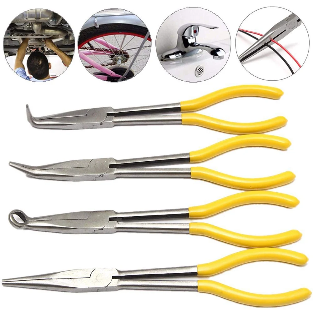 Multifunctional Extra Long Needle Nose Pliers Set Professional Hardware Tools Universal Electrician Gadget Hand Tool Sets
Multifunctional Extra Long Needle Nose Pliers Set Professional Hardware Tools Universal Electrician Gadget Hand Tool Sets