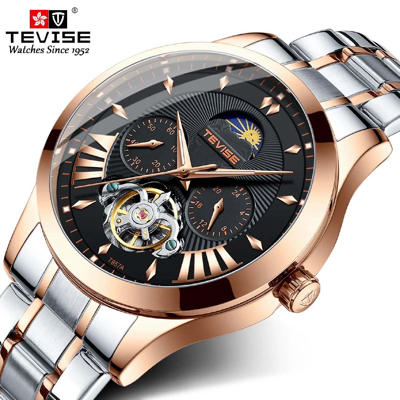 TEVISE Fashion Mens Watches Top Brand Men's Automatic Mechanical Watch Clock Watch Men Hollow Waterproof Sport Relogio Masculino
TEVISE Fashion Mens Watches Top Brand Men's Automatic Mechanical Watch Clock Watch Men Hollow Waterproof Sport Relogio Masculino