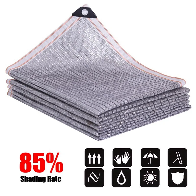 85% Shading Outdoor Aluminum Foil Sun Shade Net Car Garage Shed Beach Camping Sun Shelter Patio Sunshade Net
85% Shading Outdoor Aluminum Foil Sun Shade Net Car Garage Shed Beach Camping Sun Shelter Patio Sunshade Net