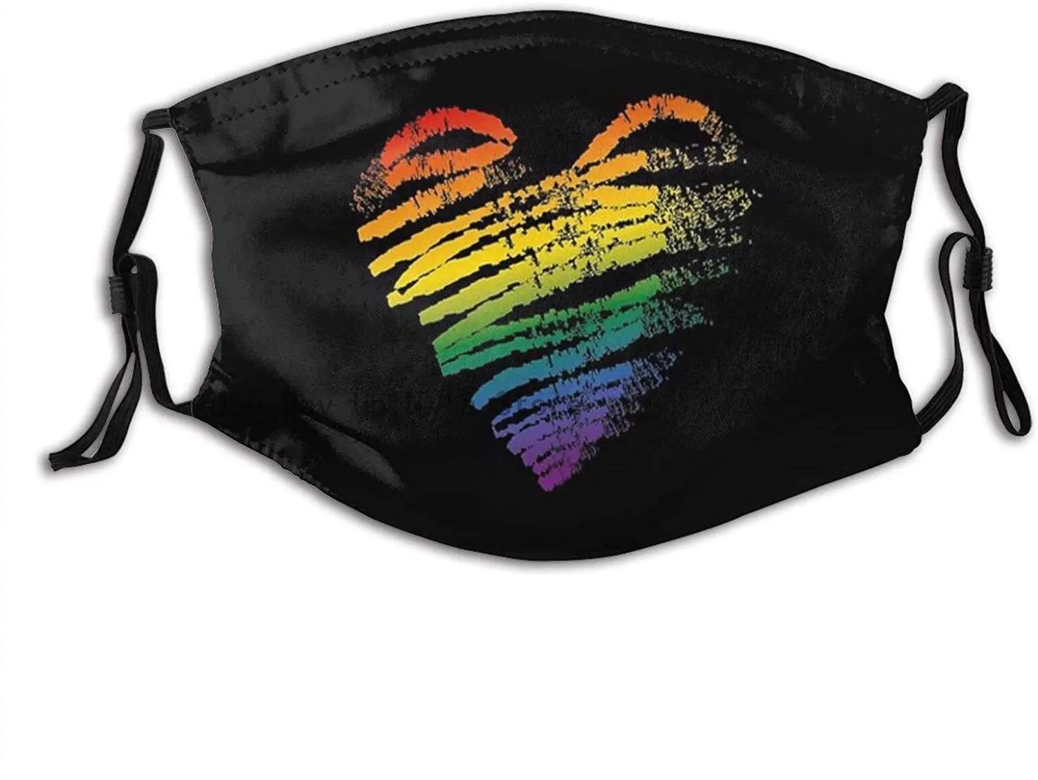 Lesbian Pride Month Heart Flag Face Mask With 2 Pcs Filters Washable Reusable Scarf Balaclava For Men Women &Teenage Black
Lesbian Pride Month Heart Flag Face Mask With 2 Pcs Filters Washable Reusable Scarf Balaclava For Men Women &Teenage Black