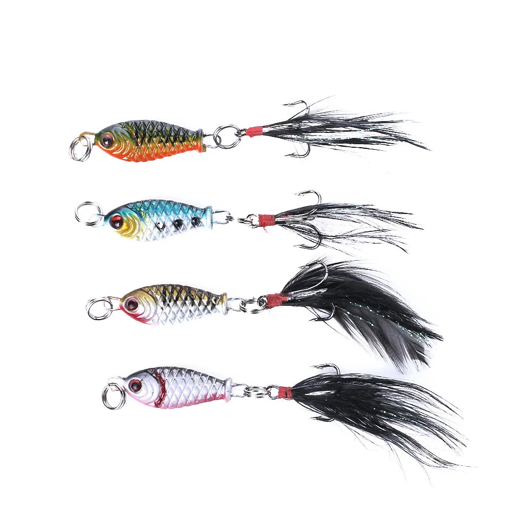4pcs Mini Lead Fish Small Iron Plate 2.5cm 4g Long Throw Danshui Lure JIG Three Anchor Hook Simulation Bait Fishing Accessories
4pcs Mini Lead Fish Small Iron Plate 2.5cm 4g Long Throw Danshui Lure JIG Three Anchor Hook Simulation Bait Fishing Accessories