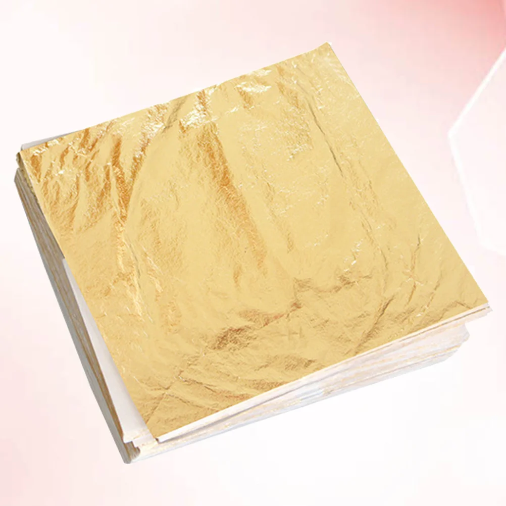 100pcs Exquisite Imitation Golden Foil Paper Lightweight Decors Home Adornment Supplies for Makeup Crafting
100pcs Exquisite Imitation Golden Foil Paper Lightweight Decors Home Adornment Supplies for Makeup Crafting
