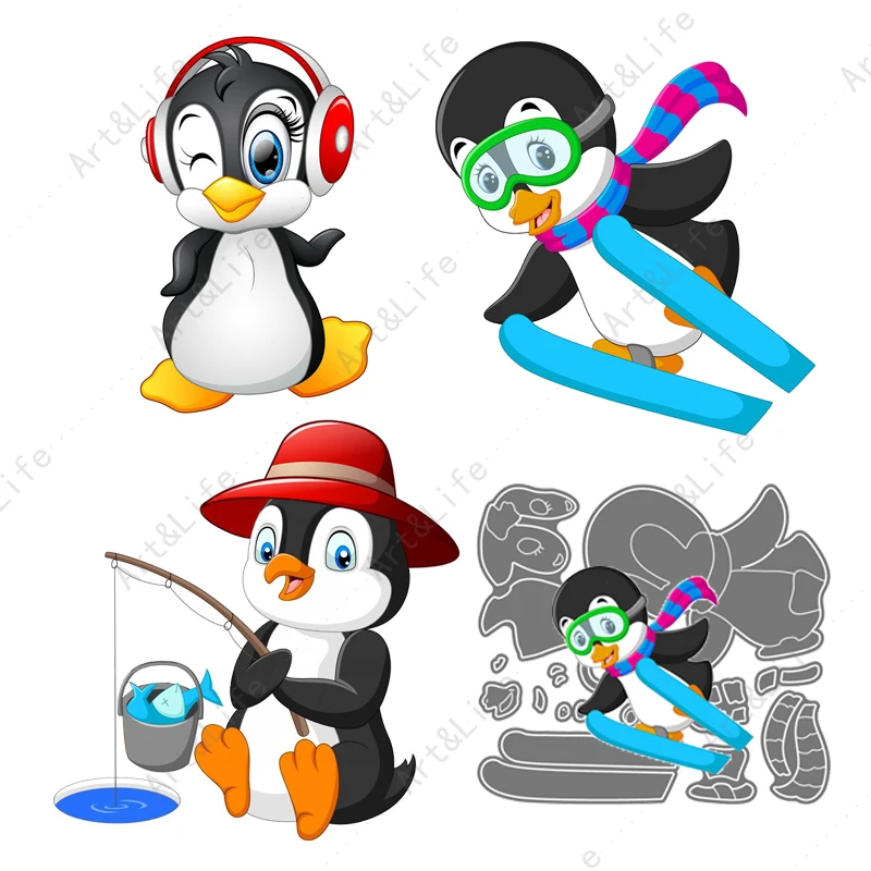 New Arrival 2022 Cute Penguin Christmas Card Making New Metal Cutting Dies Stencils for Scrapbooking Album Embossing Cut Die
New Arrival 2022 Cute Penguin Christmas Card Making New Metal Cutting Dies Stencils for Scrapbooking Album Embossing Cut Die