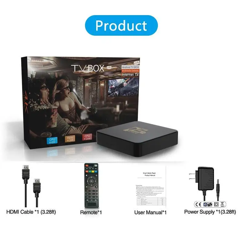 Стандартная ТВ-приставка S 4K Ultra HD Android TV 9,0 HDR 8 Гб WiFi DTS Многоязычная смарт-приставка с Bluetooth 2,4G
Стандартная ТВ-приставка S 4K Ultra HD Android TV 9,0 HDR 8 Гб WiFi DTS Многоязычная смарт-приставка с Bluetooth 2,4G