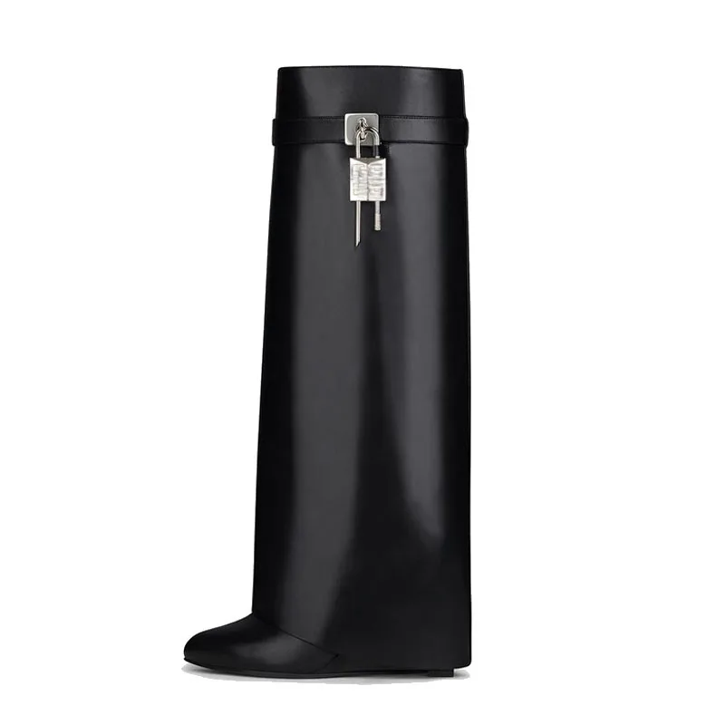 Genuine Leather Women's Wedges Heel Fashion Trouser Leg Knight Boots Autumn And Winter Shoes New 2022 Black Red White Big Size
Genuine Leather Women's Wedges Heel Fashion Trouser Leg Knight Boots Autumn And Winter Shoes New 2022 Black Red White Big Size