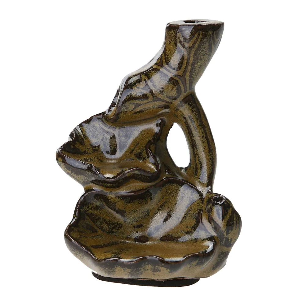 Home Mini Incense burner Ceramic lotus back flow censer ceramic ornaments are suitable for deodorizing and refreshing
Home Mini Incense burner Ceramic lotus back flow censer ceramic ornaments are suitable for deodorizing and refreshing