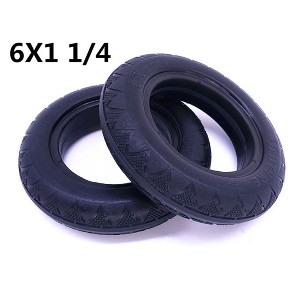 6 Inch 6X1 1/4 Solid Tire For Folding Bicycle Electric Scooter Mini Electric Car Excellent Replacement Application Use Same Size
6 Inch 6X1 1/4 Solid Tire For Folding Bicycle Electric Scooter Mini Electric Car Excellent Replacement Application Use Same Size