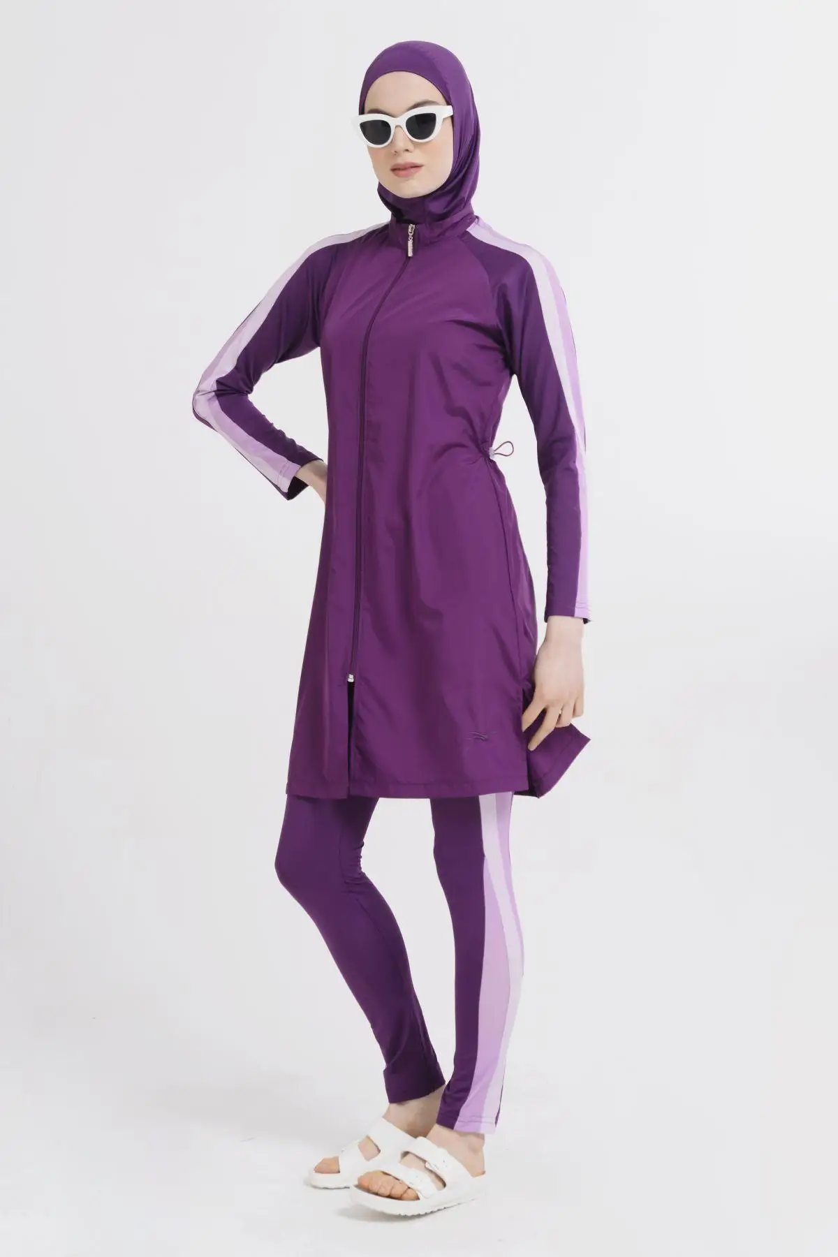Muslim Swimwear Islamic Swimsuit Women Modest Hijab Burkini Musulmane Maillot de main femme Full Cover High Quality Design Fashion Set Beachwear Women Trendy Chic Long 'ALFASA 21409
Muslim Swimwear Islamic Swimsuit Women Modest Hijab Burkini Musulmane Maillot de main femme Full Cover High Quality Design Fashion Set Beachwear Women Trendy Chic Long 'ALFASA 21409