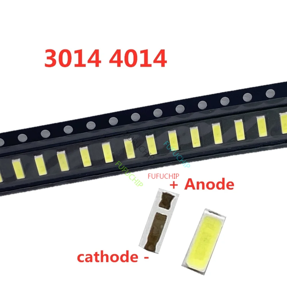 100pcs TV Backlight 3V LED SMD 3014 4014 Cool cold white LCD Backlight for TV Application 3000K 4000K 5500K 6000K 9000K
100pcs TV Backlight 3V LED SMD 3014 4014 Cool cold white LCD Backlight for TV Application 3000K 4000K 5500K 6000K 9000K