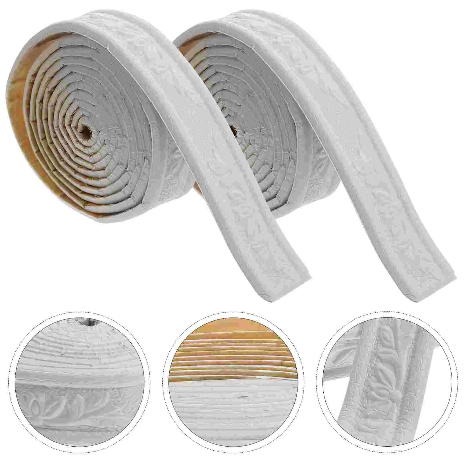 2 Roll Tailgate Caulk Tape Self Adhesive Backsplash Tile Edging Trim Foam Strip Tiles Wall Decal Corner Skirting Board Seam
2 Roll Tailgate Caulk Tape Self Adhesive Backsplash Tile Edging Trim Foam Strip Tiles Wall Decal Corner Skirting Board Seam