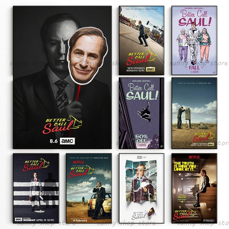 Better Call Saul Modern Tv Show Series Poster and Prints HD Canvas Painting Wall Art Picture Nordic living Room Home Decoration
Better Call Saul Modern Tv Show Series Poster and Prints HD Canvas Painting Wall Art Picture Nordic living Room Home Decoration