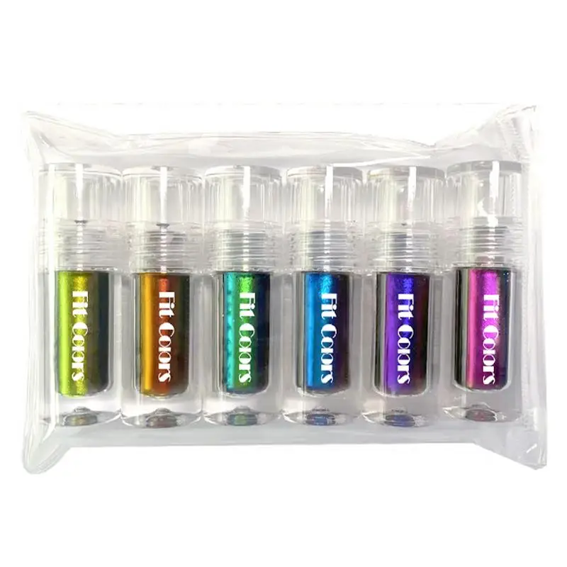 Liquid Eyeshadow 6 Pcs Long-lasting Glitter Eyeshadow Intense Multicolor Shifting Long-lasting With No Crease Multichrome
Liquid Eyeshadow 6 Pcs Long-lasting Glitter Eyeshadow Intense Multicolor Shifting Long-lasting With No Crease Multichrome