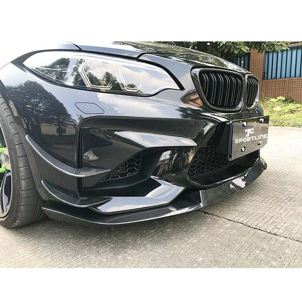 Carbon Fiber Front Bumper Lip Spoiler Splitters For BMW F87 M2 2016 - 2018 Front Bumper Lip Spoiler Not for M2C Competition
Carbon Fiber Front Bumper Lip Spoiler Splitters For BMW F87 M2 2016 - 2018 Front Bumper Lip Spoiler Not for M2C Competition