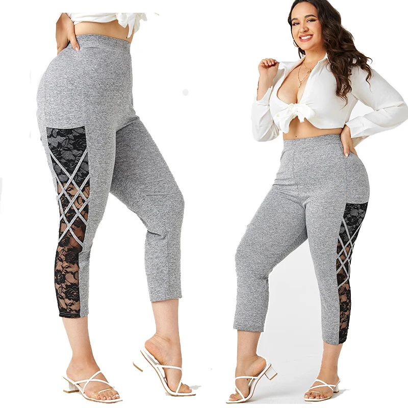 Women's Tummy Control High Waist Siae Fix Bondage with Lace Poekage Capri Legging Jegging Yoga Pants
Women's Tummy Control High Waist Siae Fix Bondage with Lace Poekage Capri Legging Jegging Yoga Pants