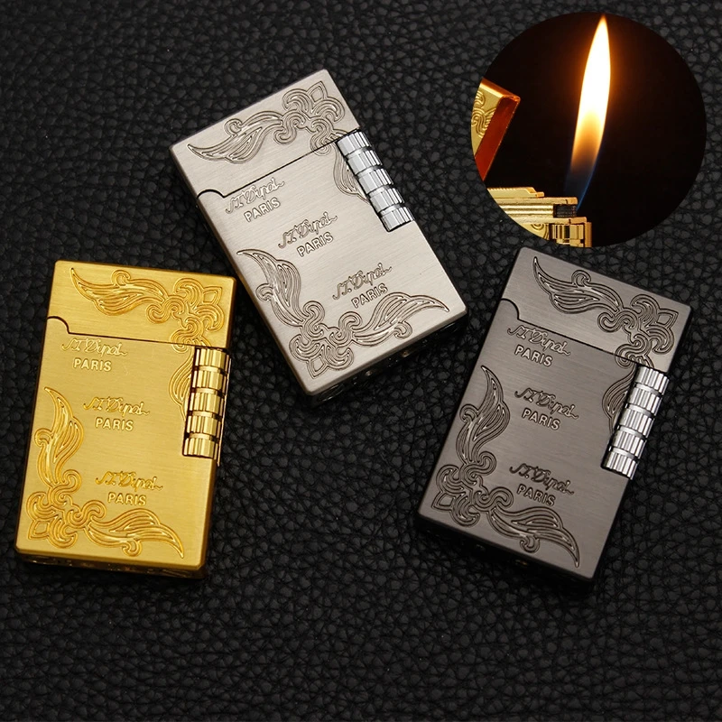 Metal Flint Gas Lighter Cigarette Lighter Sideslip Fire Butane Lighter Gadgets For Men
Metal Flint Gas Lighter Cigarette Lighter Sideslip Fire Butane Lighter Gadgets For Men