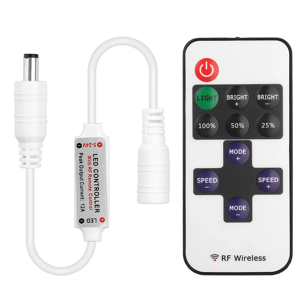 Wireless LED Remote Control LED Dimmer Remote Control For 12V DC LED Lamps For LED Stripes Lighting Accessories
Wireless LED Remote Control LED Dimmer Remote Control For 12V DC LED Lamps For LED Stripes Lighting Accessories