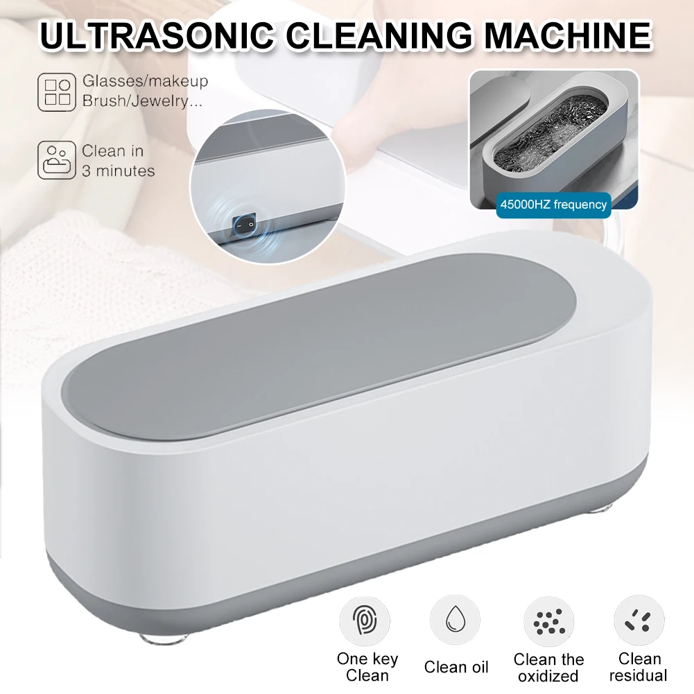 Small Ultrasonic Cleaner High Frequency Vibration Wash Cleaner Portable Ultrasonic Cleaner Cleaning Jewelry Eyeglasses Watches
Small Ultrasonic Cleaner High Frequency Vibration Wash Cleaner Portable Ultrasonic Cleaner Cleaning Jewelry Eyeglasses Watches