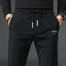 Callaway Brand Golf Pants 2023 Mens Spring Autumn Casual Trousers Slim Mens Printed Trousers Mens Printed Polo Shirt