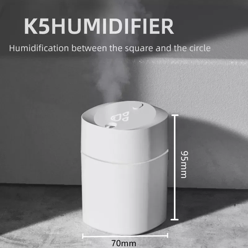 K5 mini humidifier Aromatherapy Humidifier Car Mini Desktop USB Household Business Cute Pet Mute Gift Humidifier
K5 mini humidifier Aromatherapy Humidifier Car Mini Desktop USB Household Business Cute Pet Mute Gift Humidifier