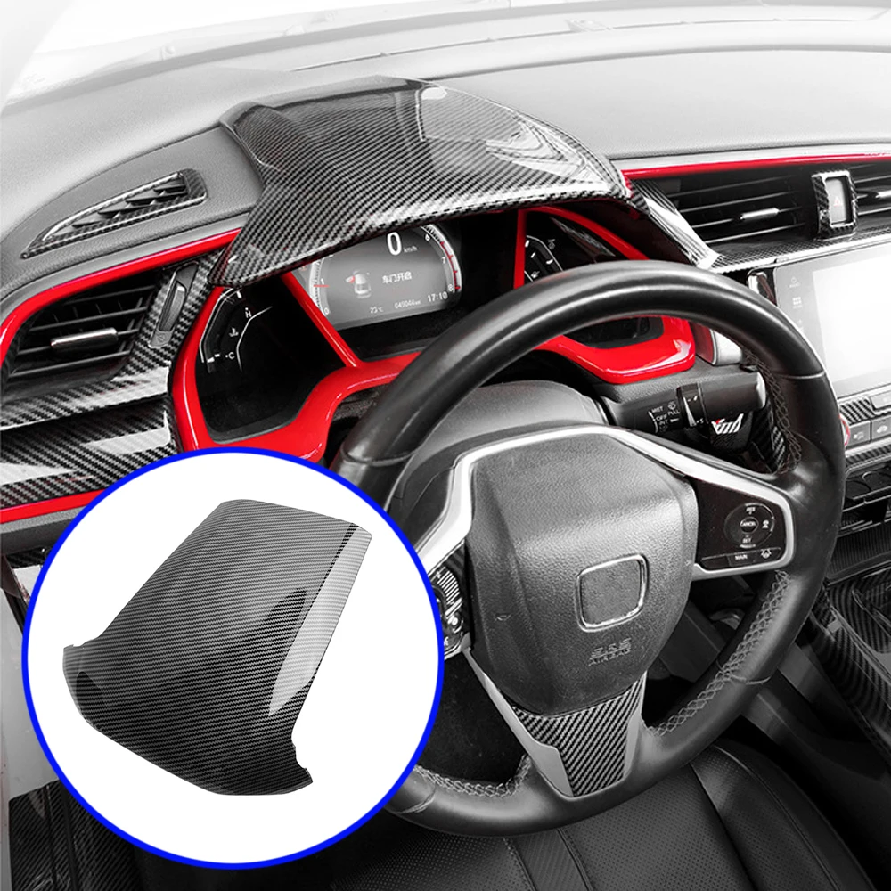 Carbon Fiber Car Dashboard Cover Center Console Steering Wheel Speeeter Cover For Honda Civic 10th Gen FK7 FK8 SIFC Accessories
Carbon Fiber Car Dashboard Cover Center Console Steering Wheel Speeeter Cover For Honda Civic 10th Gen FK7 FK8 SIFC Accessories