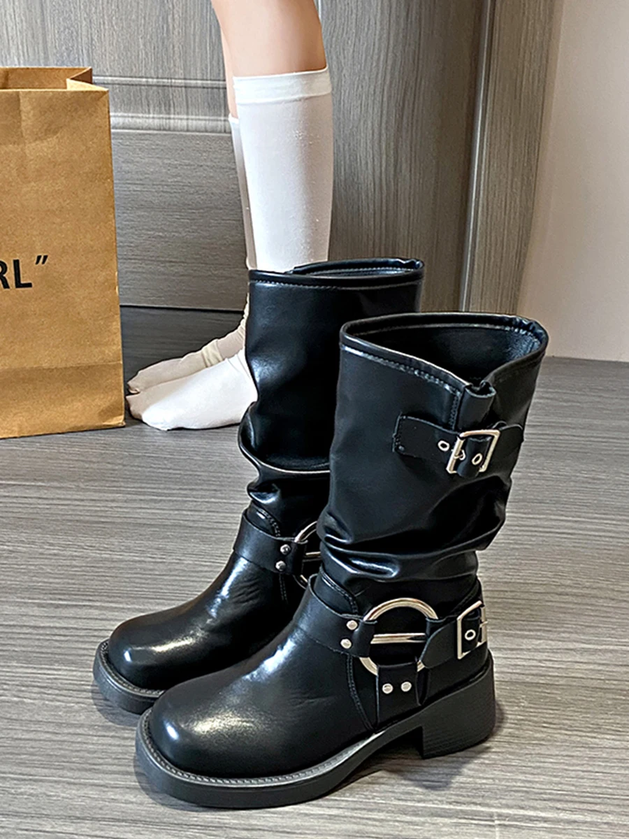 Women's Cowboy Boots Boots-Women Female Shoes Denim 2023 Mid Calf Rubber Mid-Calf Rock Ladies Autumn Med High Heel Mid-Calf Sli
Women's Cowboy Boots Boots-Women Female Shoes Denim 2023 Mid Calf Rubber Mid-Calf Rock Ladies Autumn Med High Heel Mid-Calf Sli