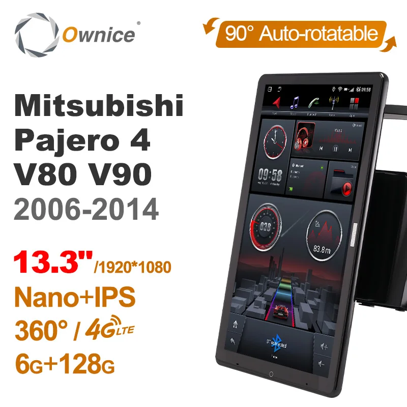 1920*1080 Ownice Android 10.0 for Mitsubishi Pajero 4 V80 V90 2006-2014 Car Radio Video Audio IRotatable 360 6G 128G Tesla Style
1920*1080 Ownice Android 10.0 for Mitsubishi Pajero 4 V80 V90 2006-2014 Car Radio Video Audio IRotatable 360 6G 128G Tesla Style