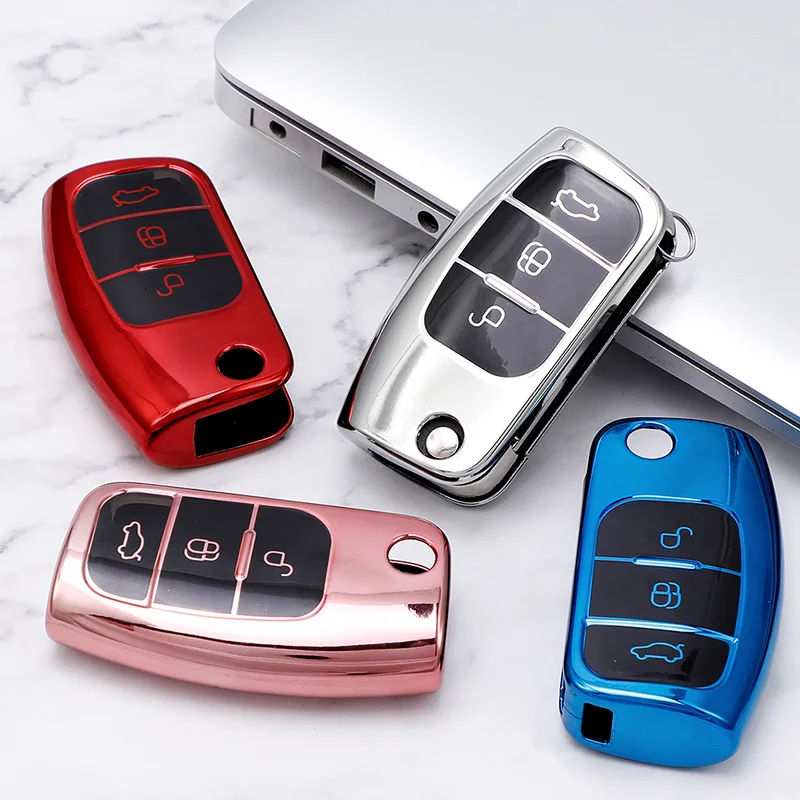 For Ford Focus 2 MK2 Fiesta Mondeo Galaxy Falcon Territory Ecosport TPU Folding Car Key Cover Bag Shell Case Keychain Protector
For Ford Focus 2 MK2 Fiesta Mondeo Galaxy Falcon Territory Ecosport TPU Folding Car Key Cover Bag Shell Case Keychain Protector