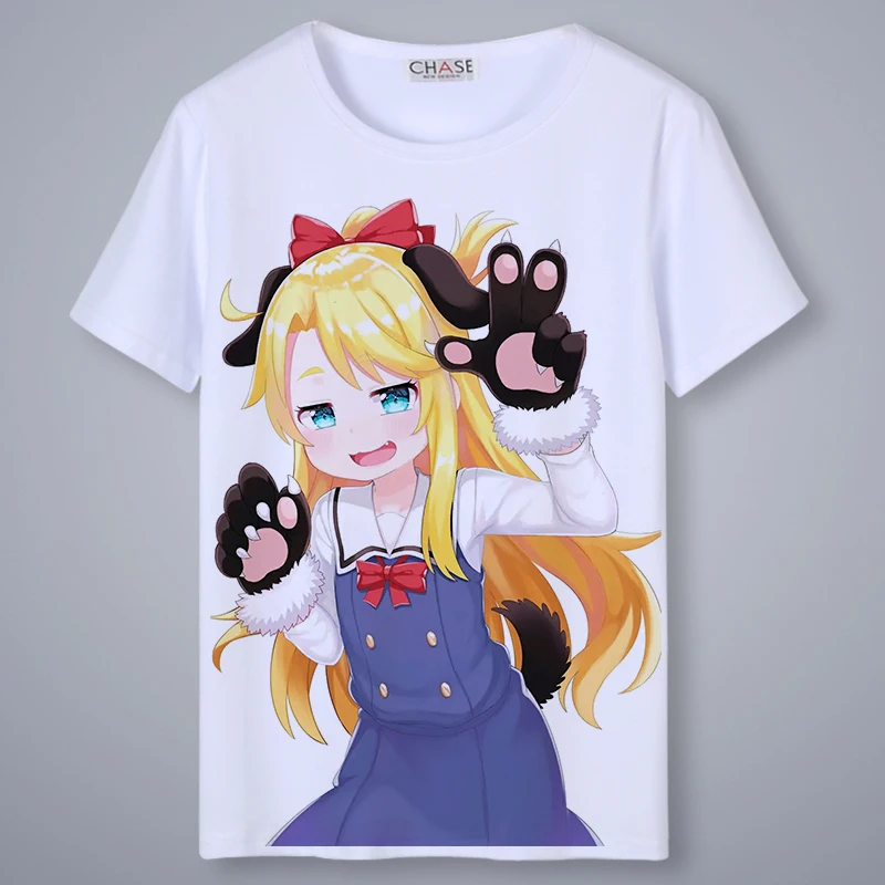 Summer T-shirts Anime Wataten! An Angel Flew Down to Me Cosplay T-shirt Noa Himesaka Unisex Top Tees Casual Short Sleeve tshirt
Summer T-shirts Anime Wataten! An Angel Flew Down to Me Cosplay T-shirt Noa Himesaka Unisex Top Tees Casual Short Sleeve tshirt
