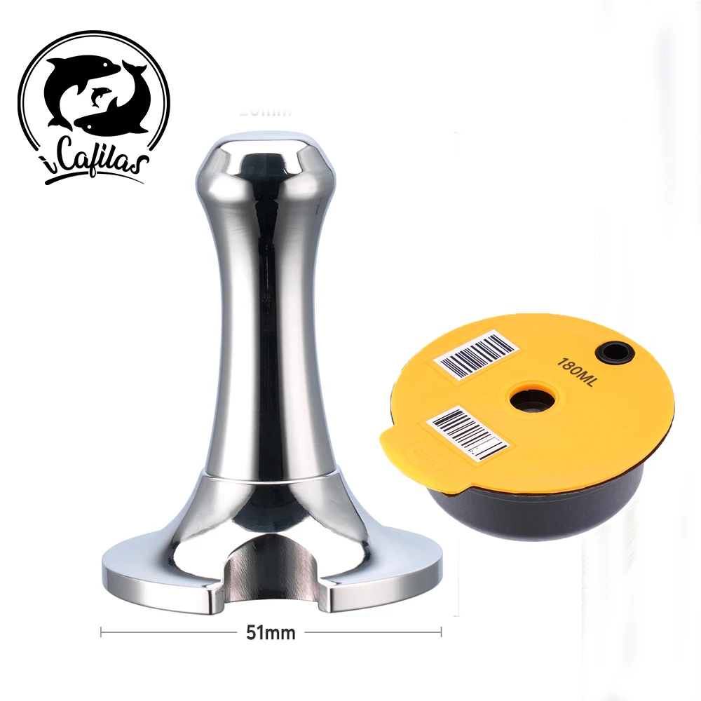iCafilas For BOSCH Coffee Tamper 51mm Coffee Powder Hammer Stainless Steel Barista Espresso Coffee Accessories Corner Tool
iCafilas For BOSCH Coffee Tamper 51mm Coffee Powder Hammer Stainless Steel Barista Espresso Coffee Accessories Corner Tool