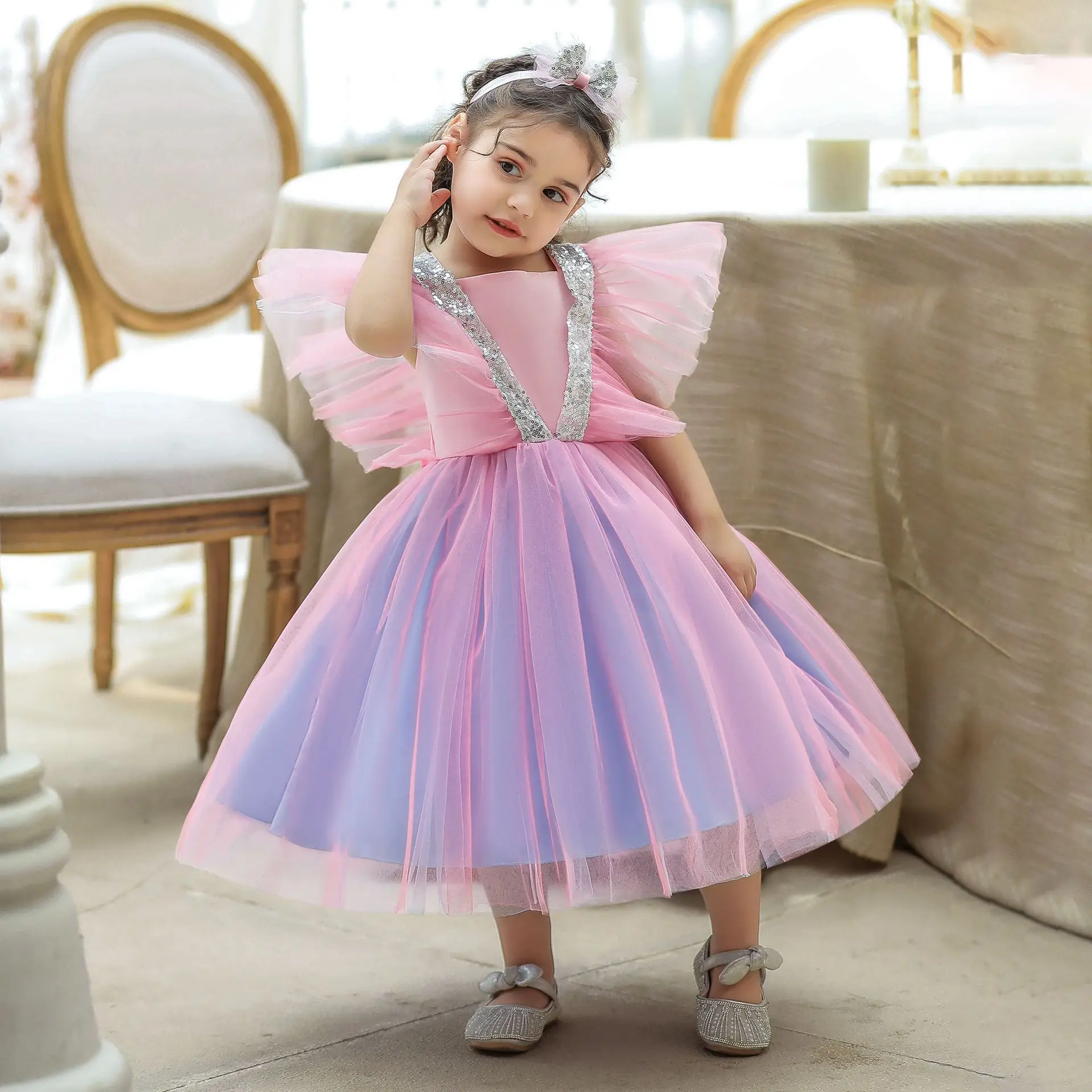 KEAIYOUHUO New Summer Flower Baby Girls Dress Bridesmaid Party Dresses For Weddings Children's Pink Clothes Kids Tutu Vestido
KEAIYOUHUO New Summer Flower Baby Girls Dress Bridesmaid Party Dresses For Weddings Children's Pink Clothes Kids Tutu Vestido