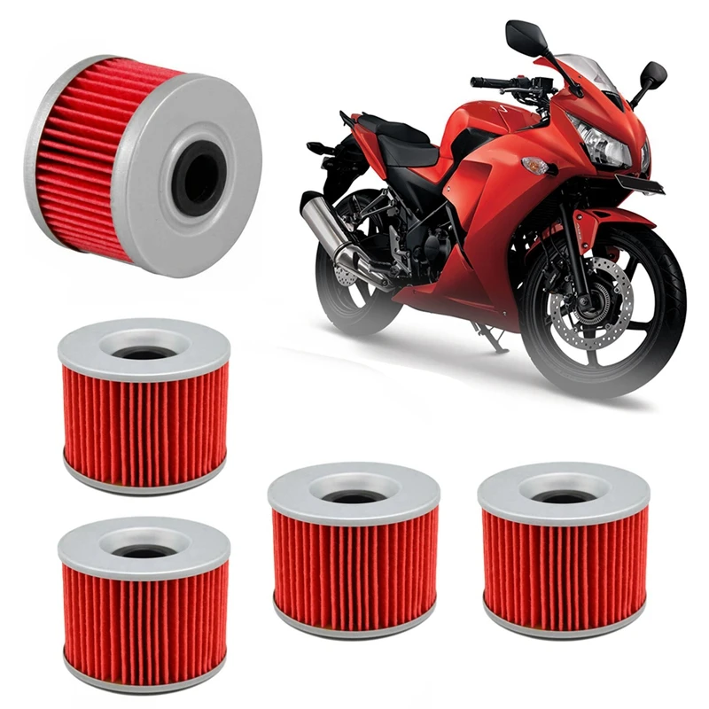 5Set Motorcycle Oil Filter For HONDA CBR300R 2015 2016 CBX 250 CRF250L CRF 250L 2013-2015 FMX650 FMX 650 2005-2007
5Set Motorcycle Oil Filter For HONDA CBR300R 2015 2016 CBX 250 CRF250L CRF 250L 2013-2015 FMX650 FMX 650 2005-2007